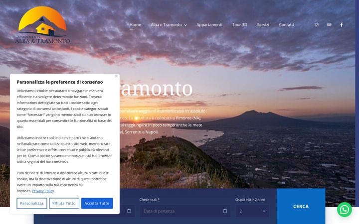 Screenshot ta' albaetramonto.net