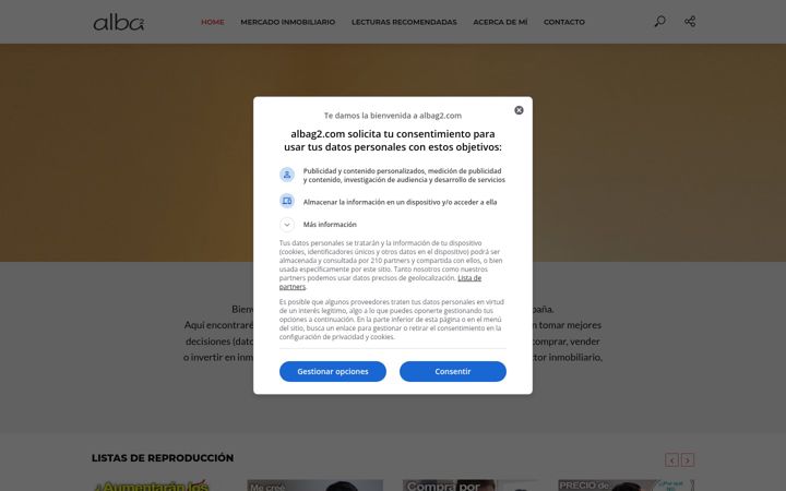 Screenshot of albag2.com