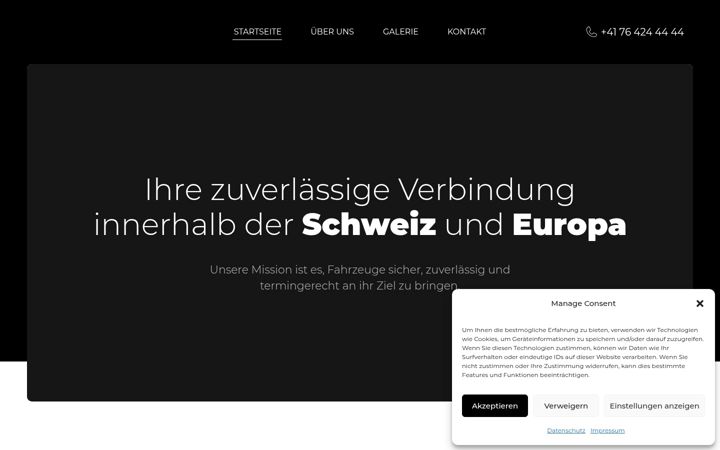 Screenshot of albagautotransport.ch