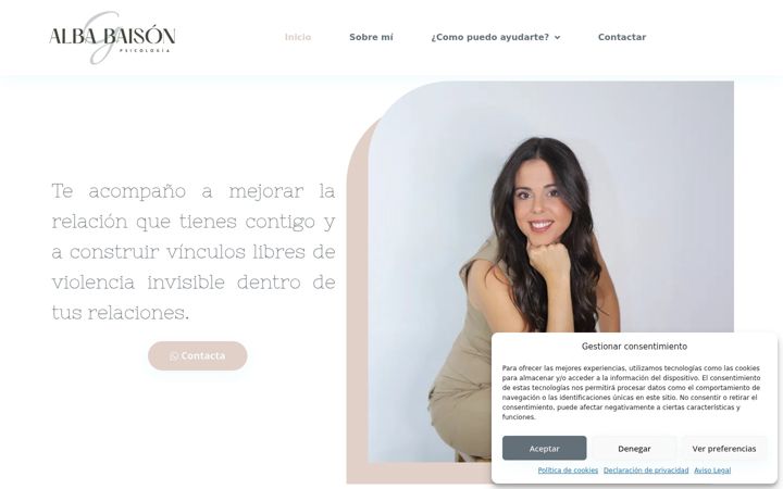 Screenshot of albagbaison.com
