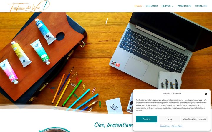 Skærmbillede af albagrazioli.com