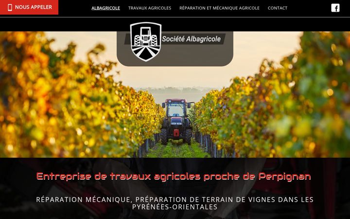 Screenshot of albagricole.fr