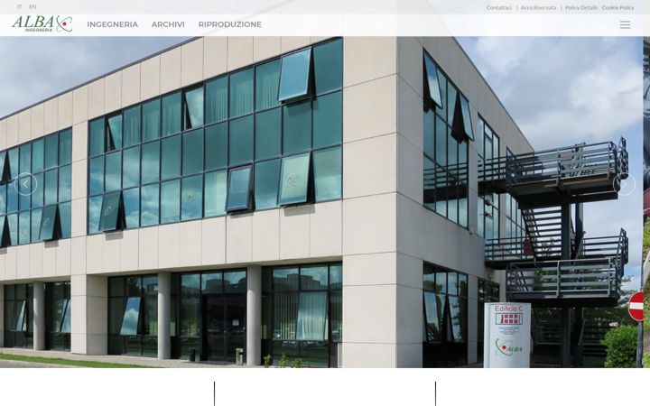 Screenshot of albaingegneria.com