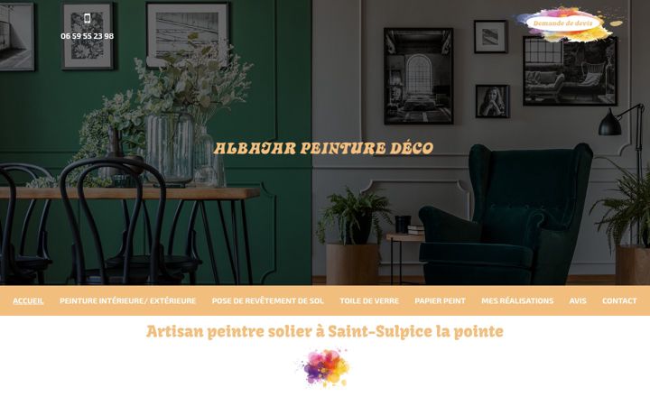 Screenshot of albajar-peinture-deco.fr