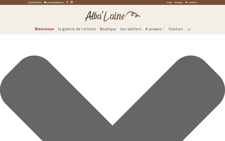 Screenshot von albalaine.fr