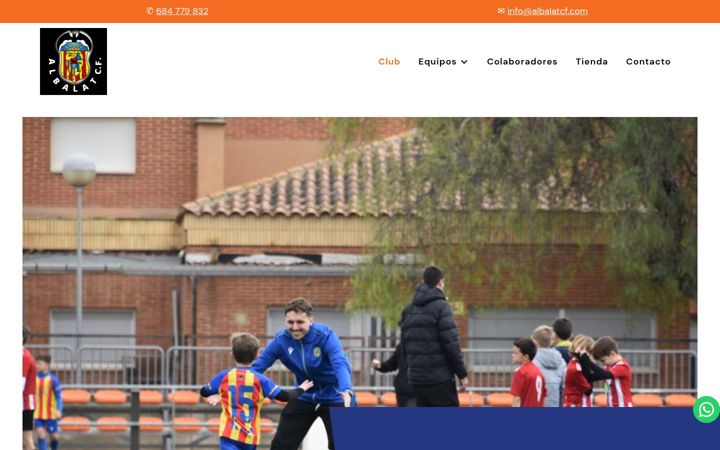 Screenshot of albalatcf.com