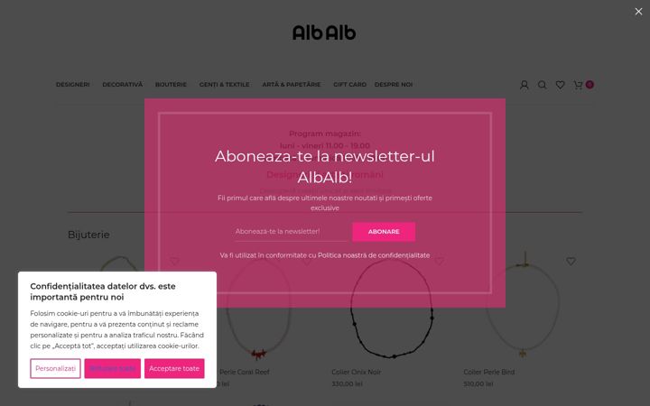Screenshot of albalb.com