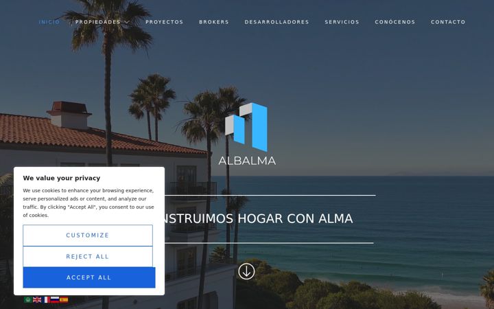 Screenshot of albalma.es