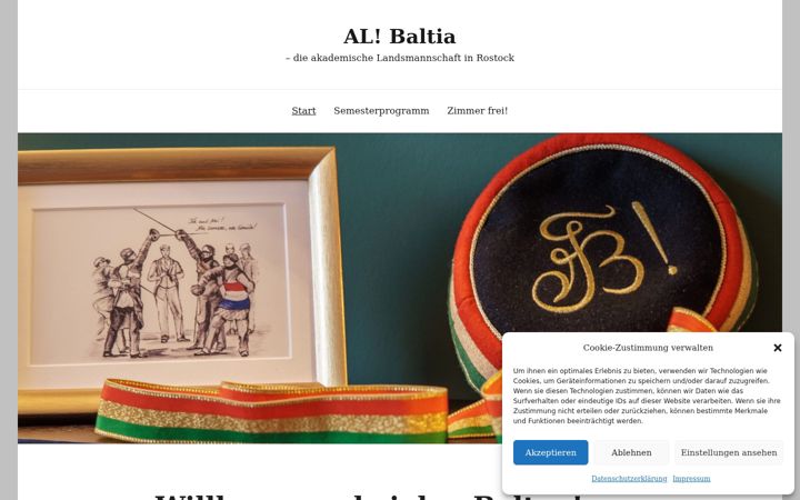 Screenshot von albaltia.de