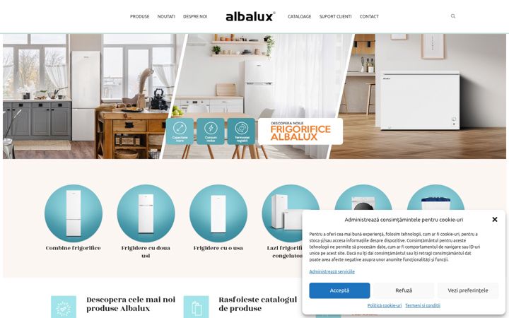 Screenshot of albalux-romania.ro