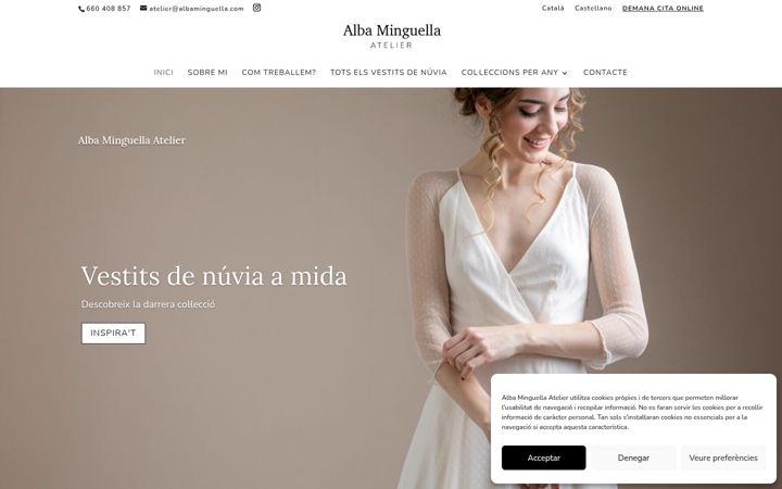 Screenshot of albaminguella.com