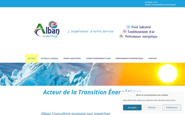 Screenshot of alban-consulting.fr