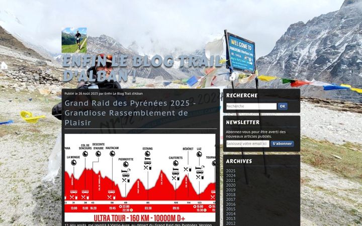 Screenshot ta' alban-skyrunner.fr