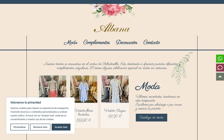 Screenshot of albanaonline.com