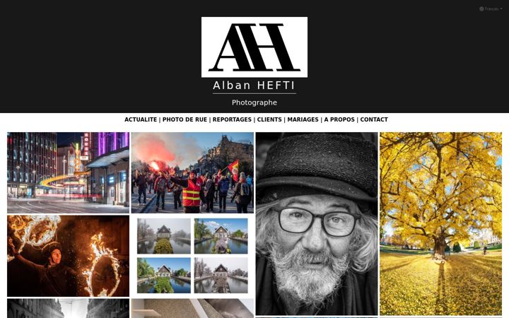 Screenshot von albanhefti.com