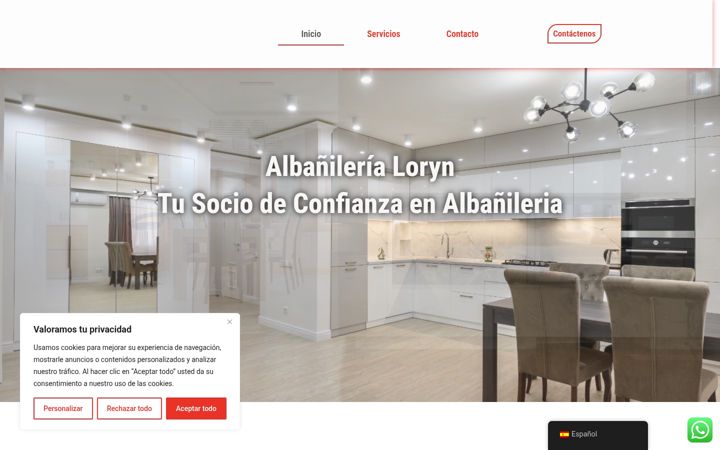 Snimka zaslona za albanilerialoryn.com