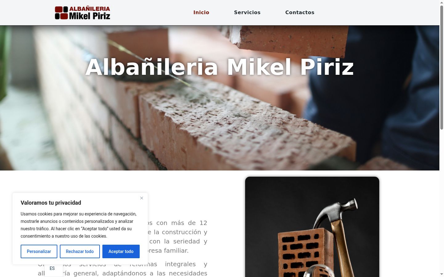 Snímek obrazovky baneru souhlasu zobrazeného před jakoukoli interakcí
