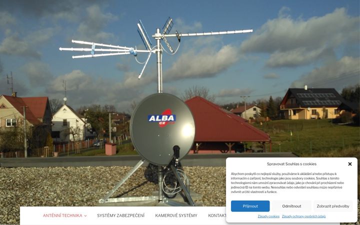 Screenshot of albaone.cz