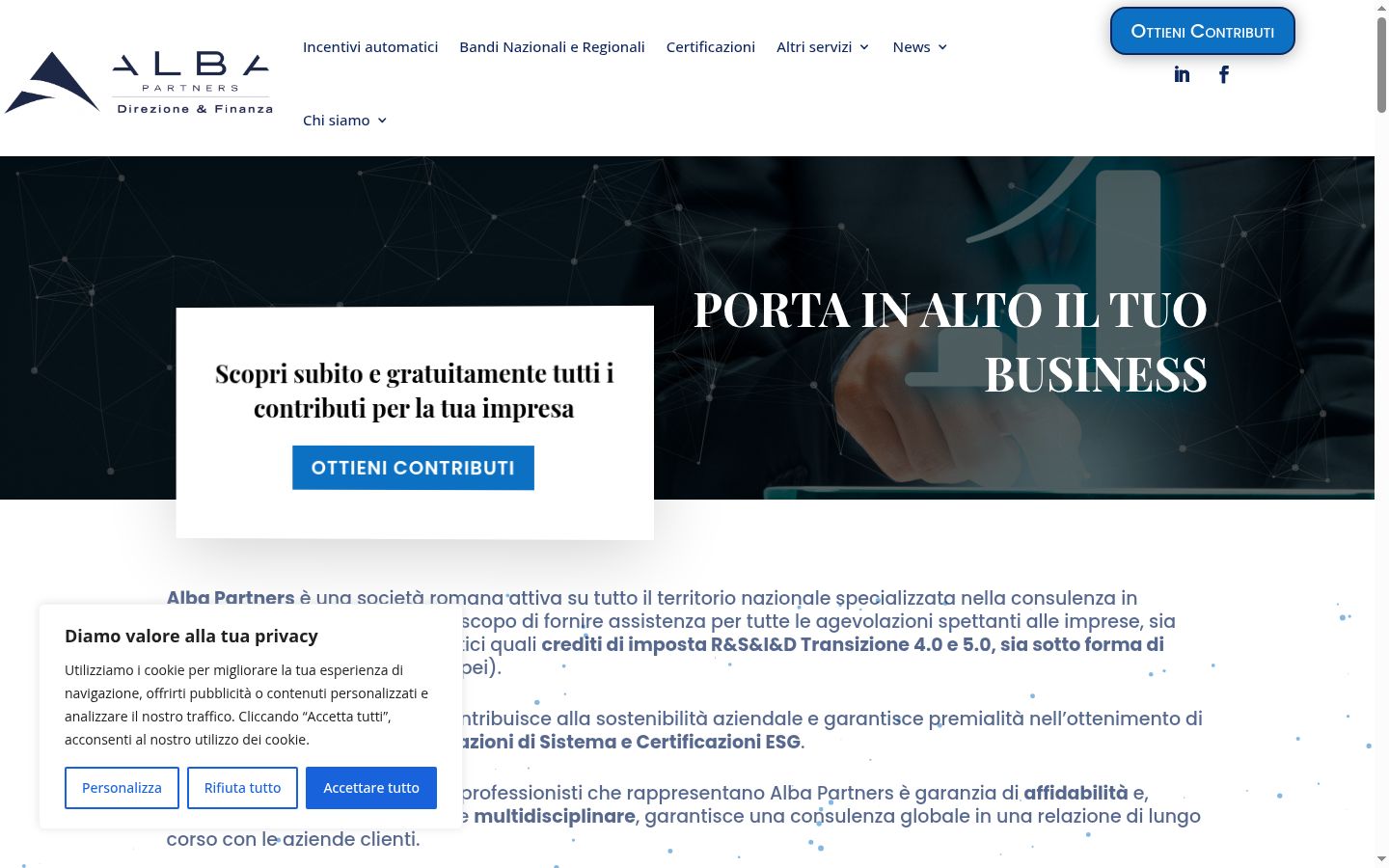 Snímek obrazovky baneru souhlasu zobrazeného před jakoukoli interakcí