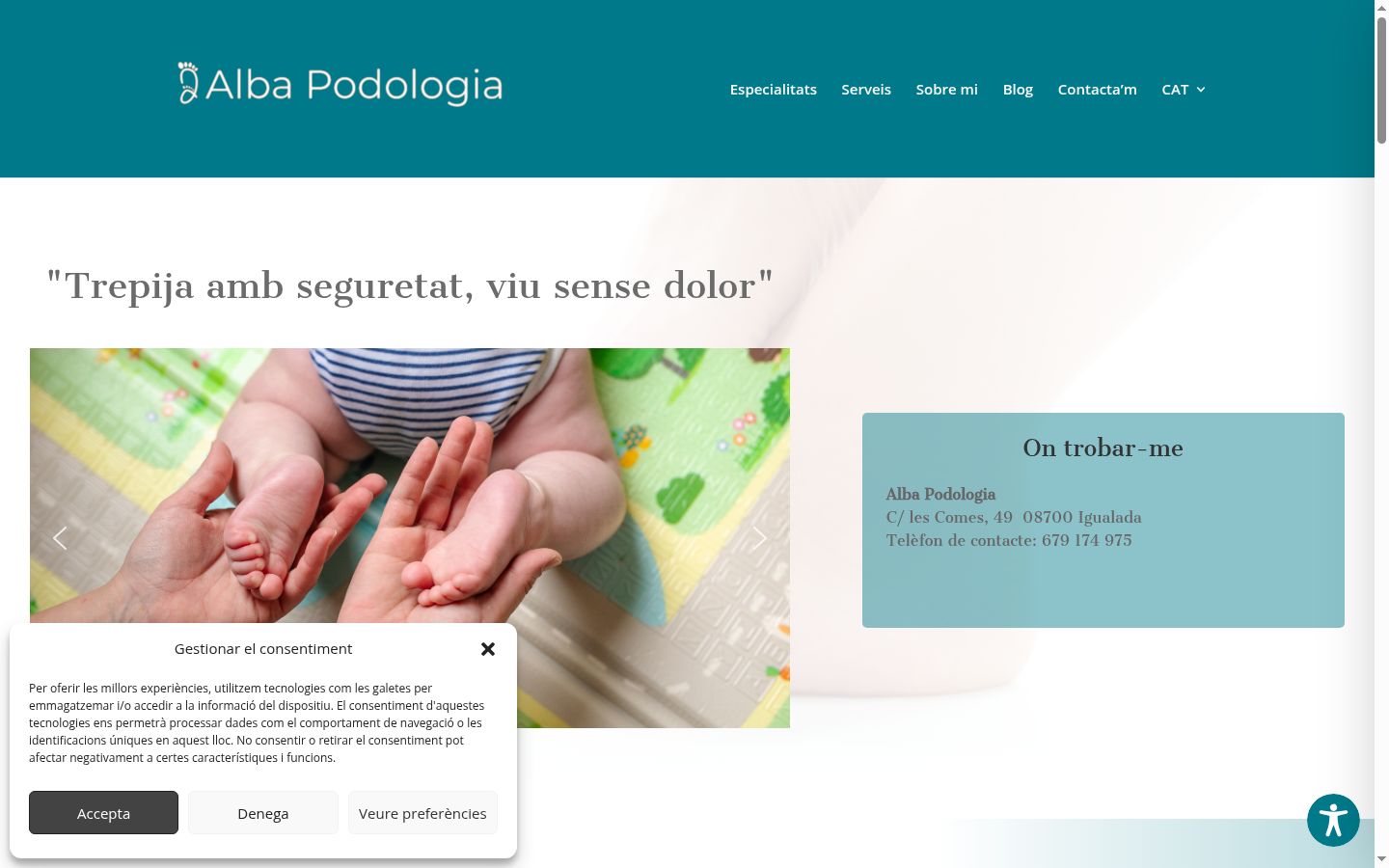 Sutikimo reklamjuostės, rodytos prieš bet kokią sąveiką, ekrano kopija