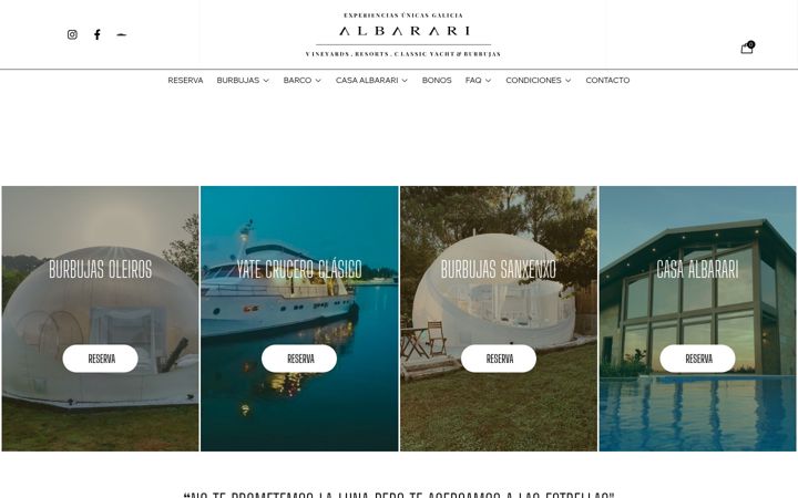 Screenshot of albarari.es