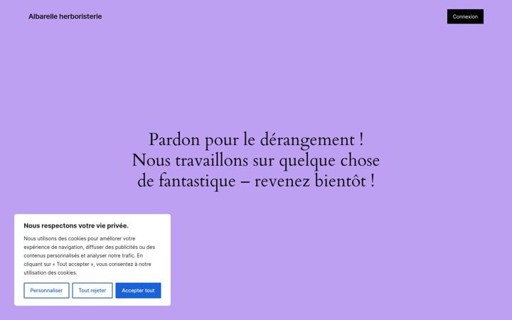Screenshot of albarelle-herboristerie.fr