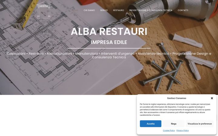 Screenshot of albarestauripavia.it