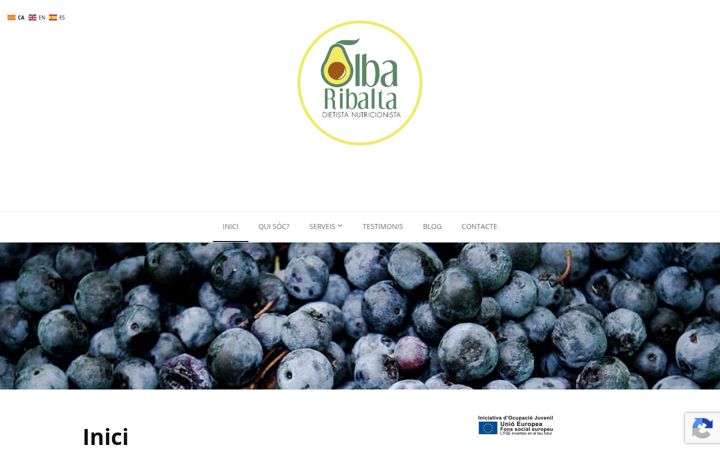 Screenshot of albaribalta.com