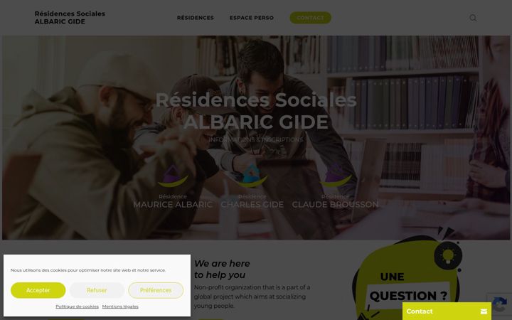 Screenshot of albaricgide.fr