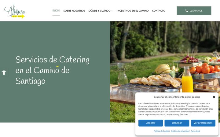 Screenshot of albarinpicnicservice.es