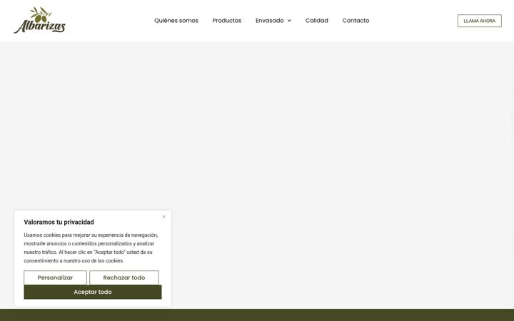Screenshot of albarizas.com