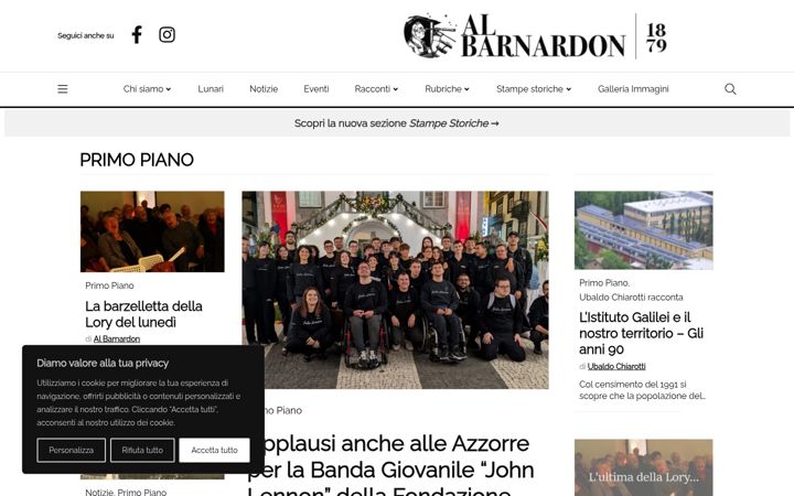 Screenshot of albarnardon.it