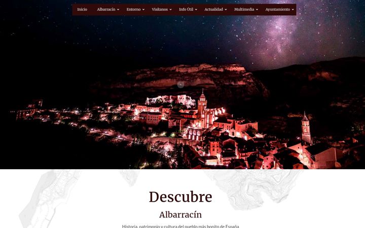 Screenshot of albarracin.es