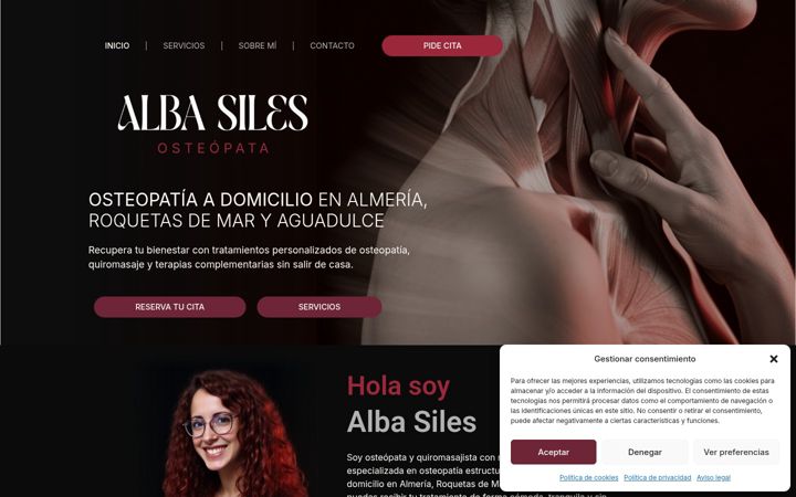 Ekraanipilt saidist albasiles.com