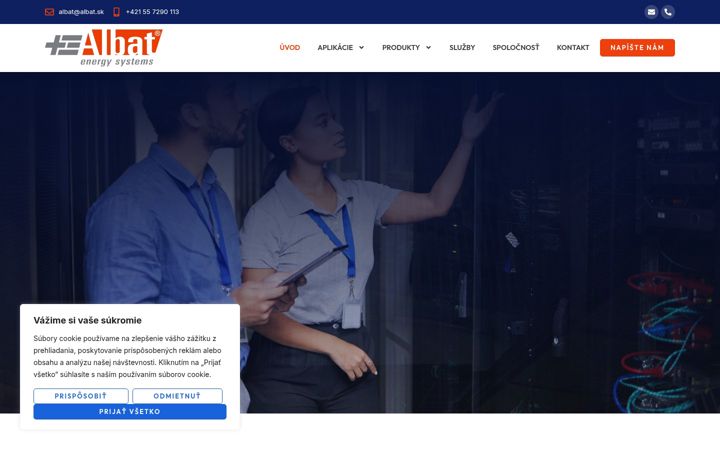 Screenshot of albat.sk
