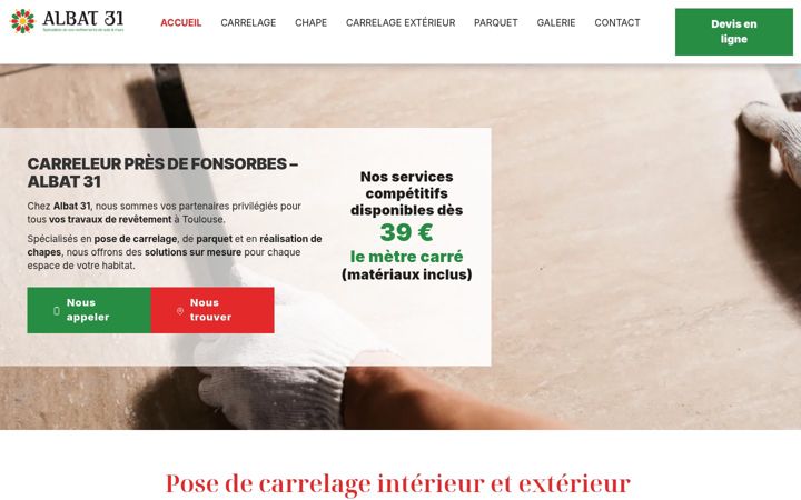 Screenshot of albat31.fr