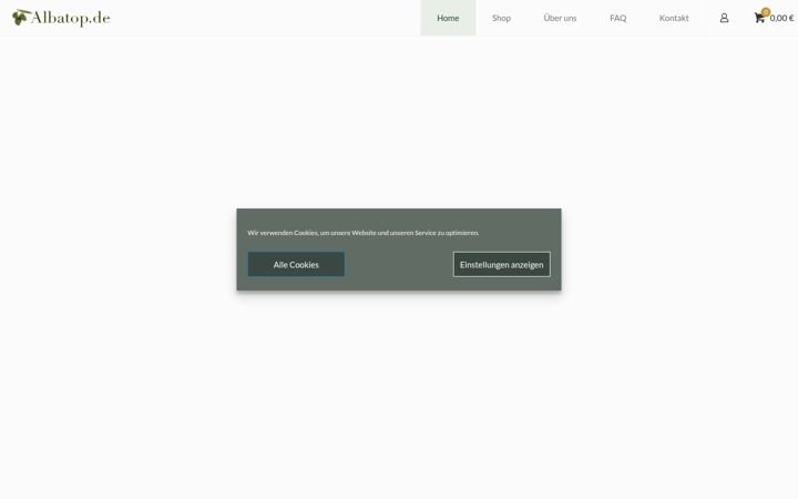 Screenshot of albatop.de