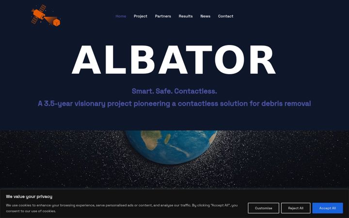 Screenshot of albator-eic.eu