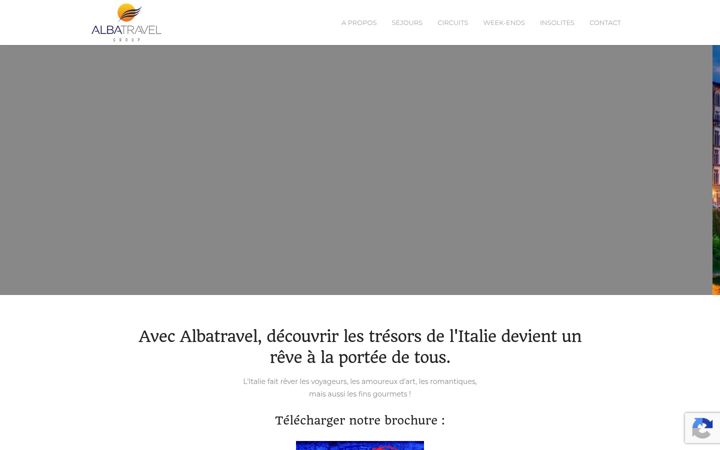 Ekrano kopija albatravelreceptifitalie.com
