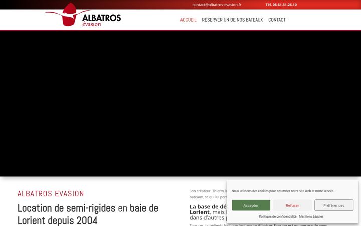 Screenshot of albatros-evasion.fr