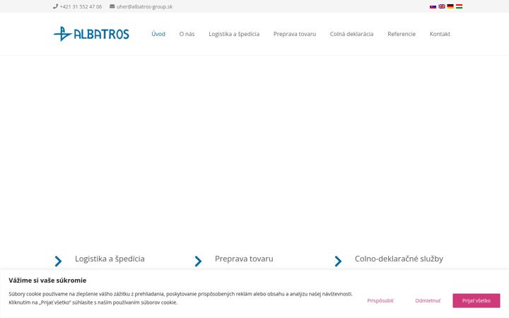 Captura de ecrã de albatros-group.sk