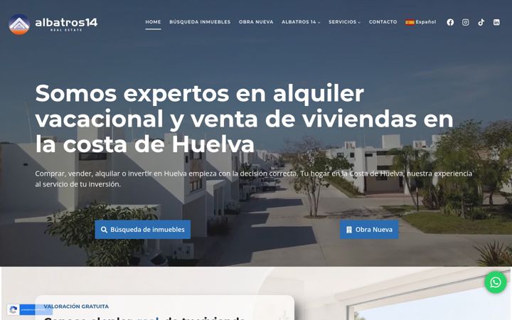 Captura de ecrã de albatros14.es