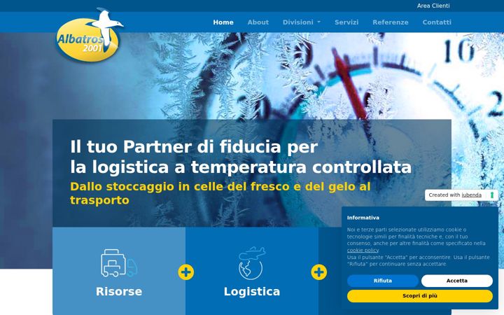 Screenshot of albatros2001.com