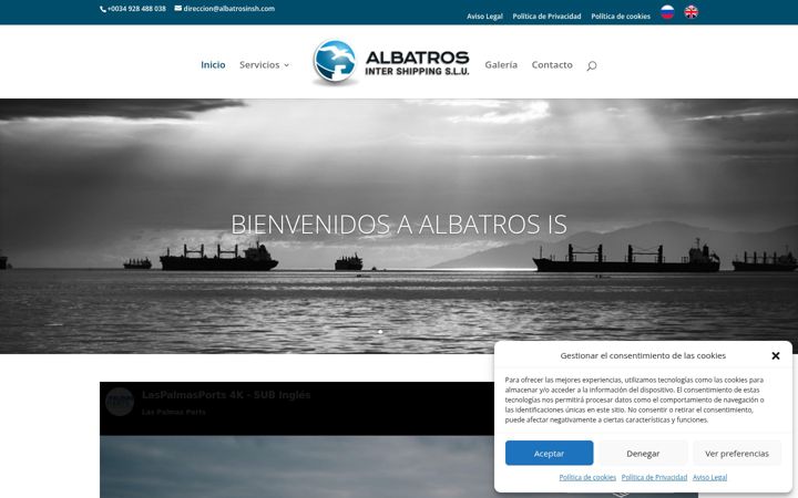 Zrzut ekranu albatrosinsh.com