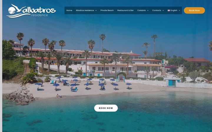 Screenshot of albatrosresidence.com
