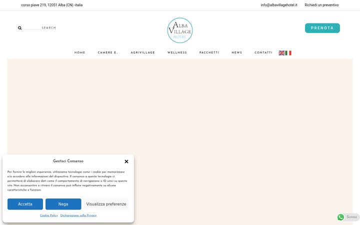 Screenshot of albavillagehotel.it