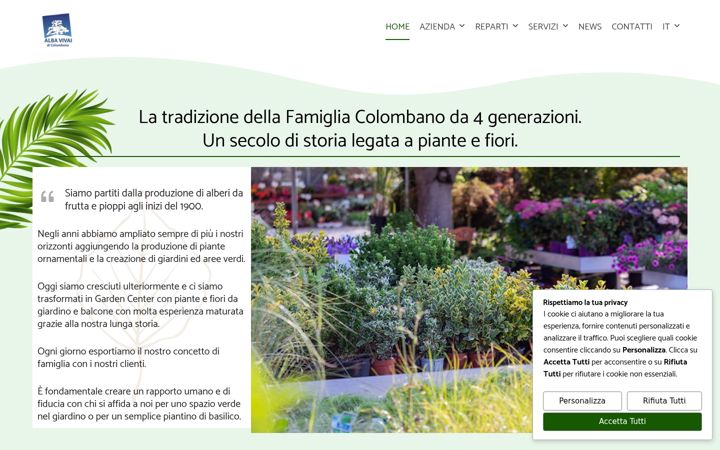 Screenshot of albavivai.com