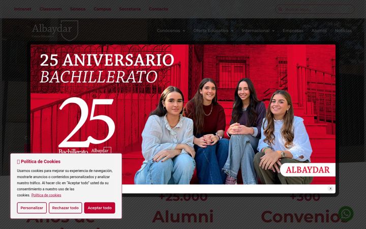 Screenshot of albaydar.org