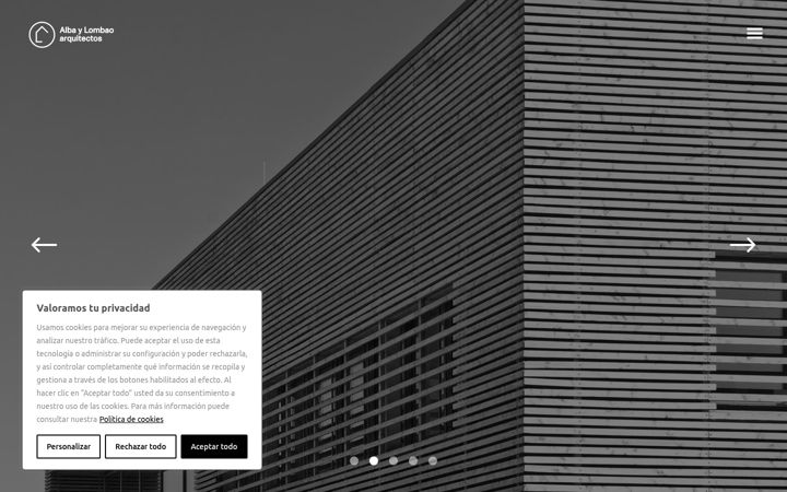 Screenshot of albaylombao.com