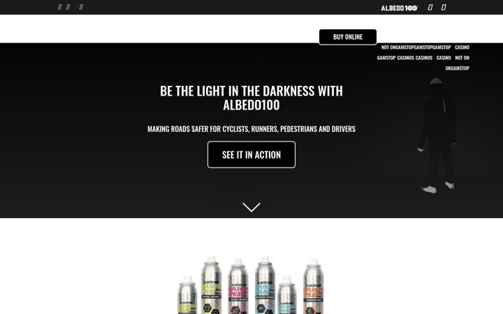 Screenshot of albedo100.co.uk